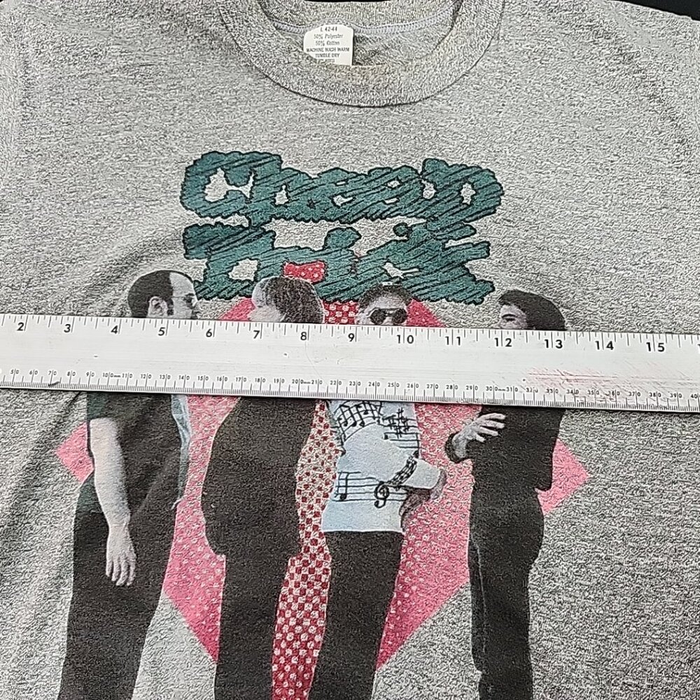 Vintage 1982 CHEAP TRICK Nielsen Zander Budokan Concert T-shirt Size Large - Picture 6 of 6